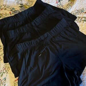 Lot of 3 Black shorts all size Medium